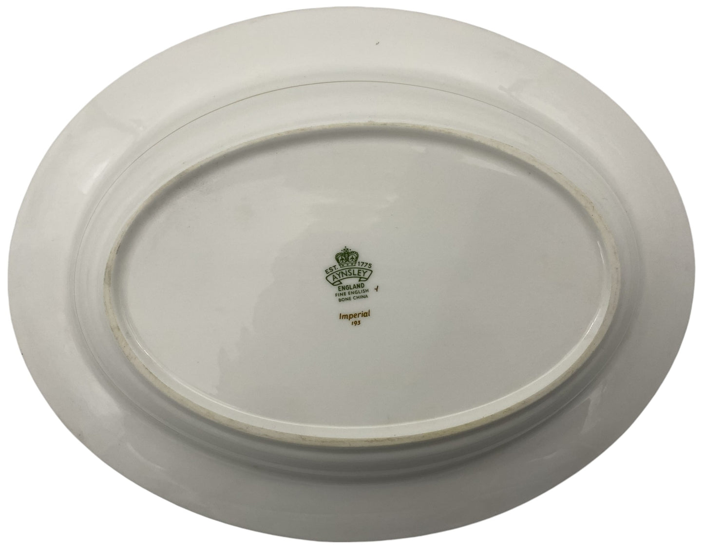 Aynsley 193 Imperial Onyx (Black) Oval Vegetable Bowl