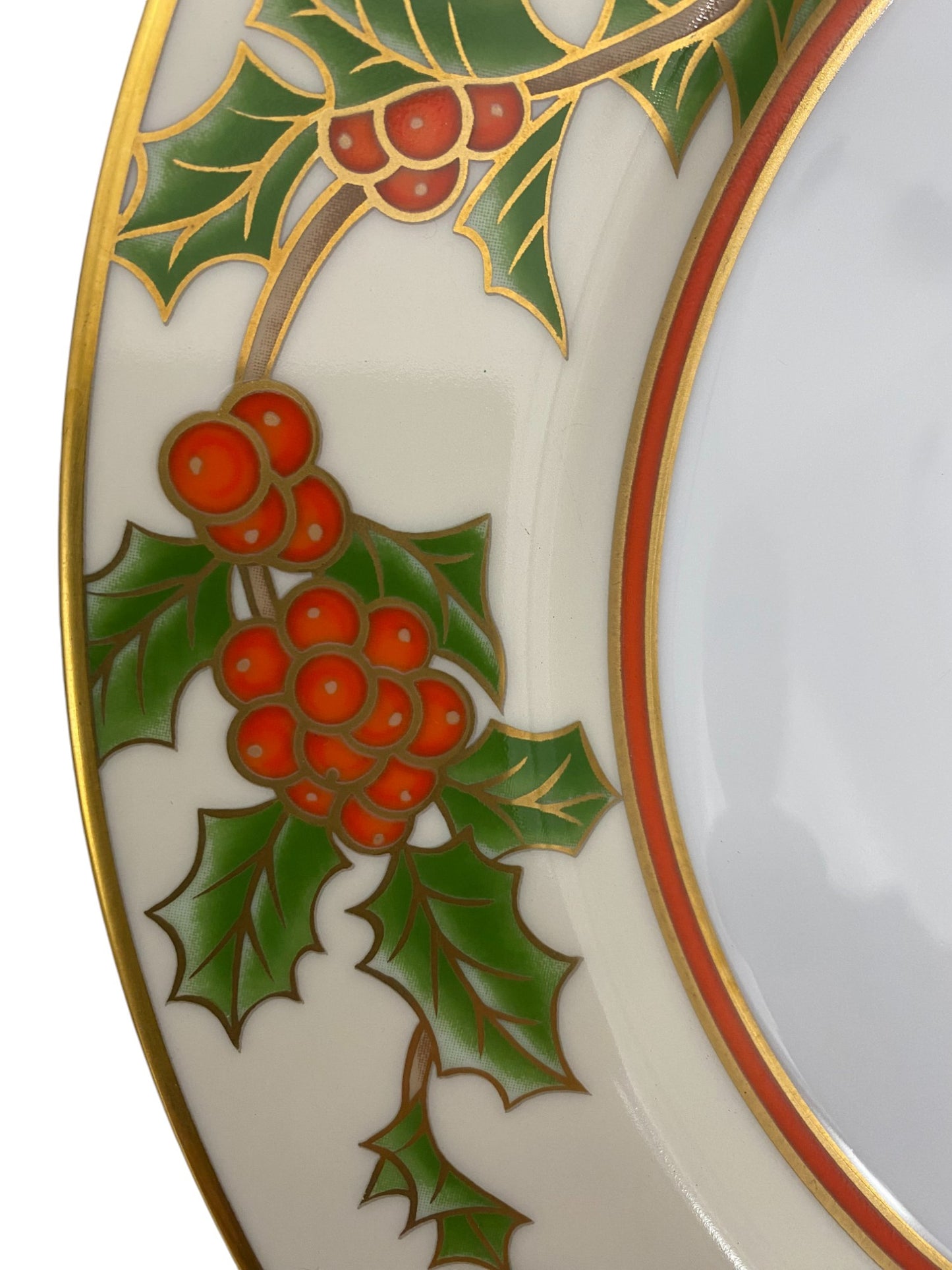 Fitz & Floyd Christmas Holly Dinner Plate