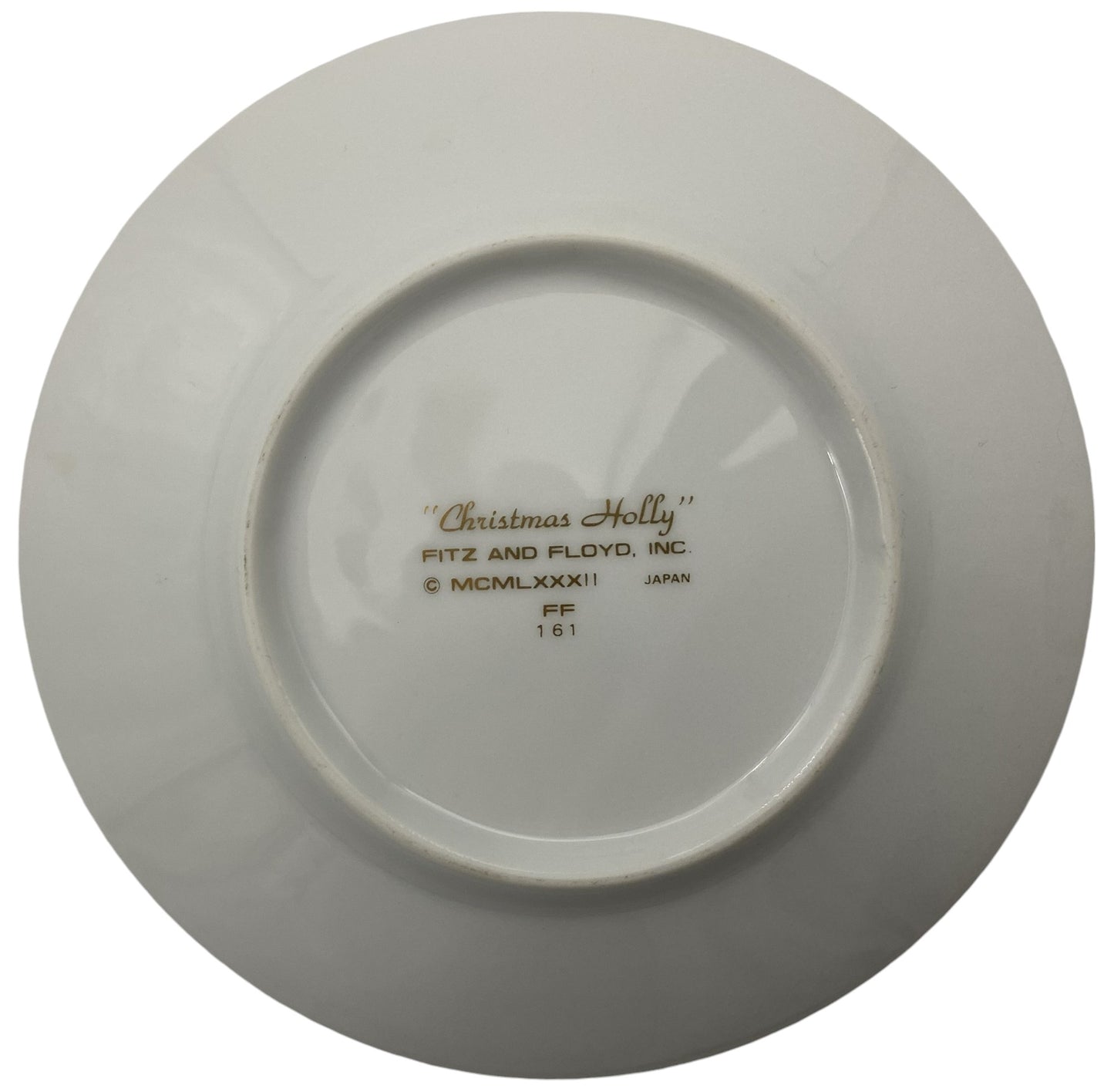 Fitz & Floyd Christmas Holly Cup & Saucer