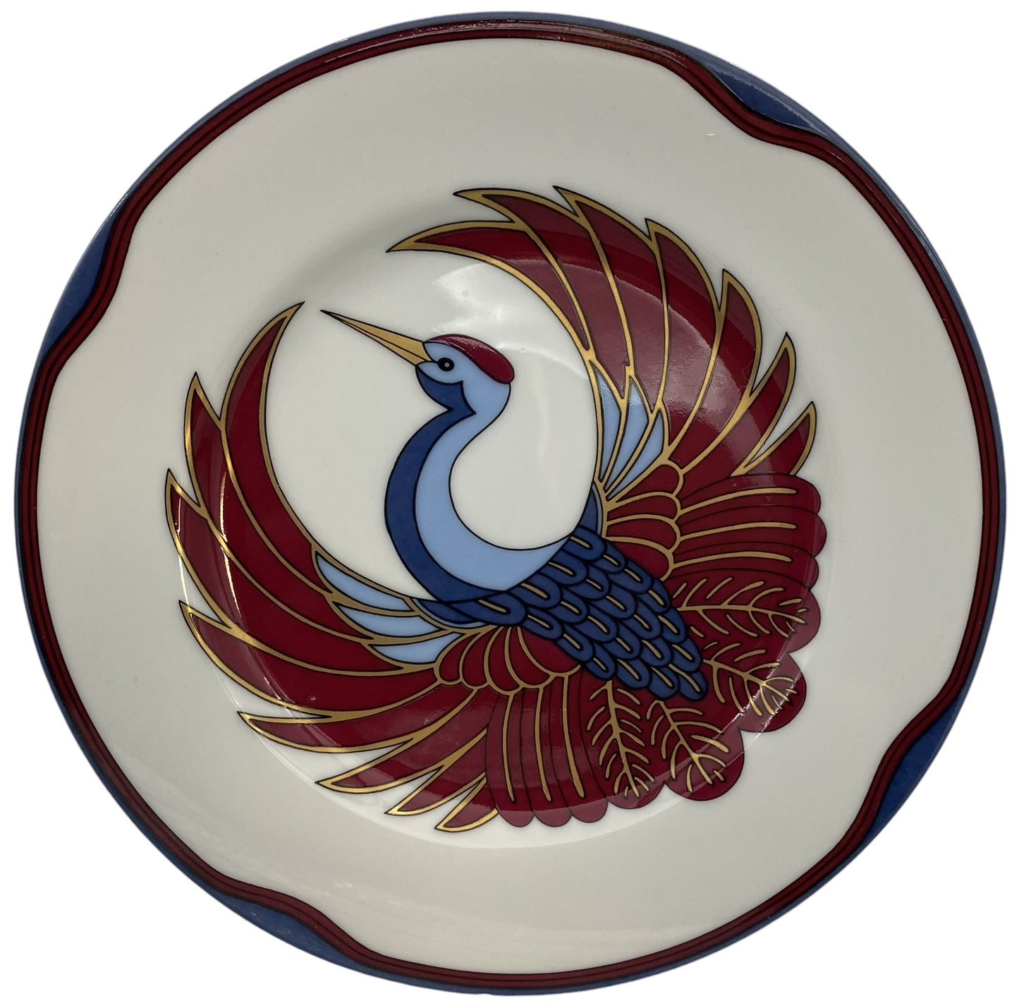 Fitz & Floyd Royal Tsuru Salad Plate