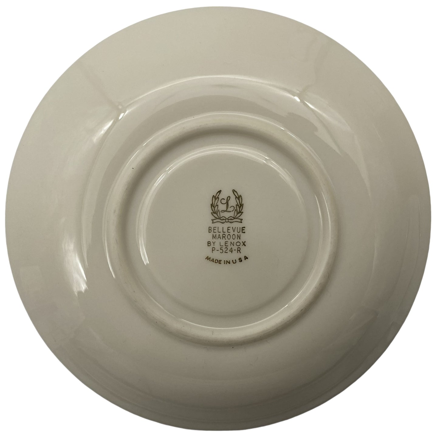 Lenox P-524-R Bellevue Maroon Cup & Saucer