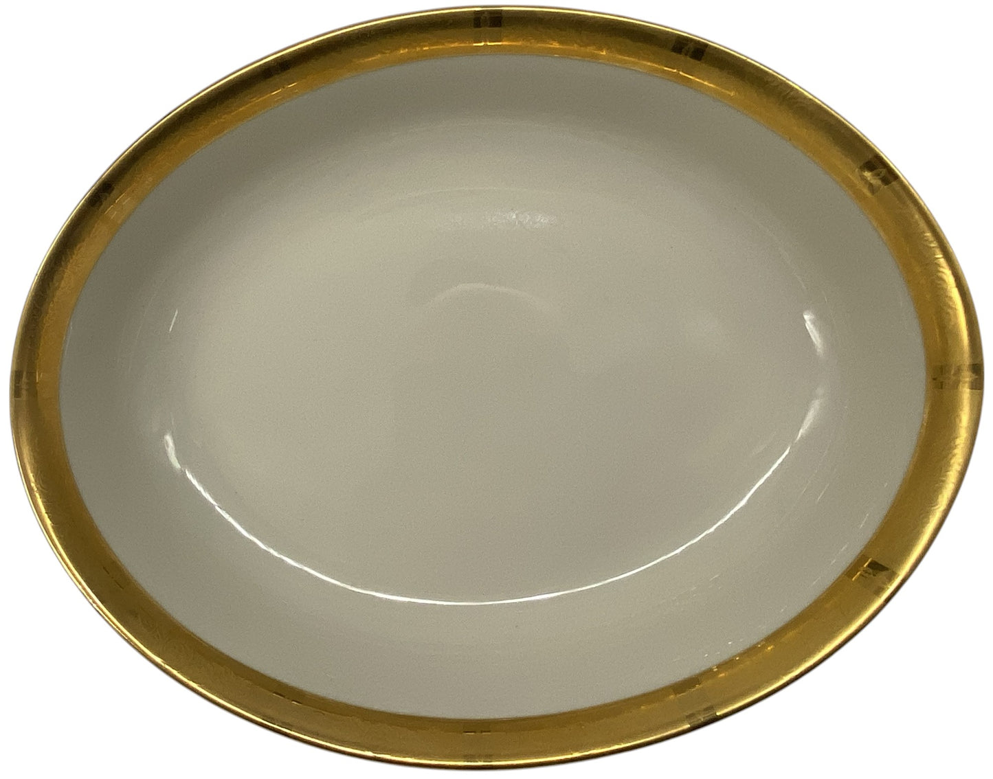 Flintridge Georgian Rose Spanish Green Oval Vegetable Bowl