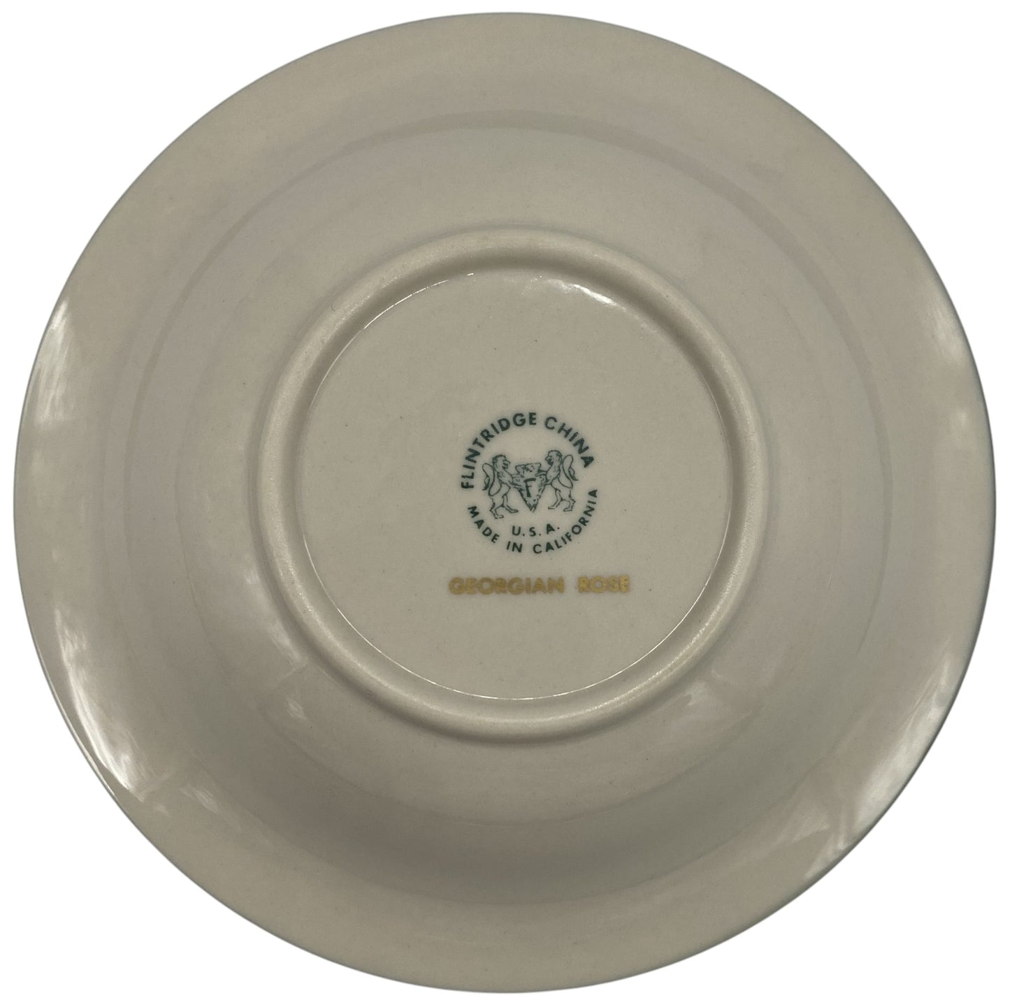 Flintridge Georgian Rose Spanish Green Fruit Bowl