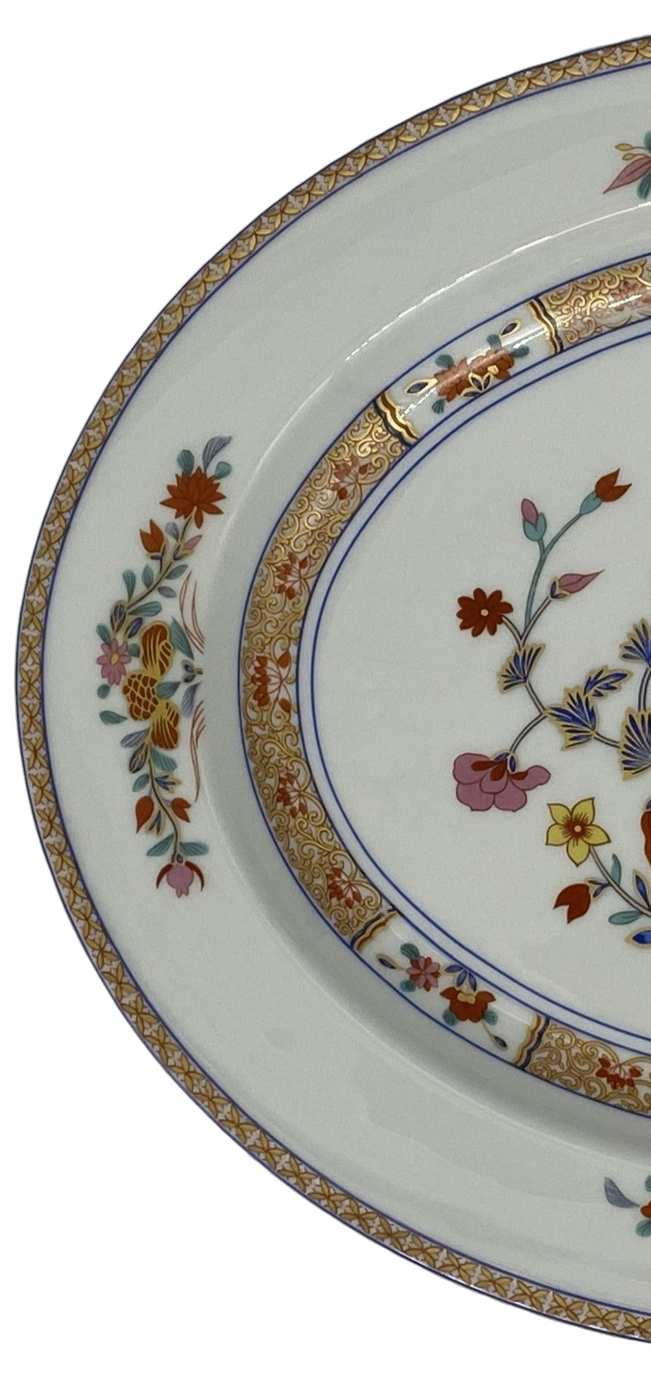 Bernardaud Pondichery 17 " Oval Serving Platter