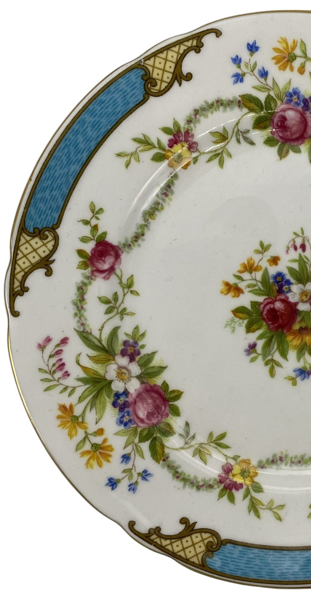 Shelley Dubarry Blue Bread & Butter Plate
