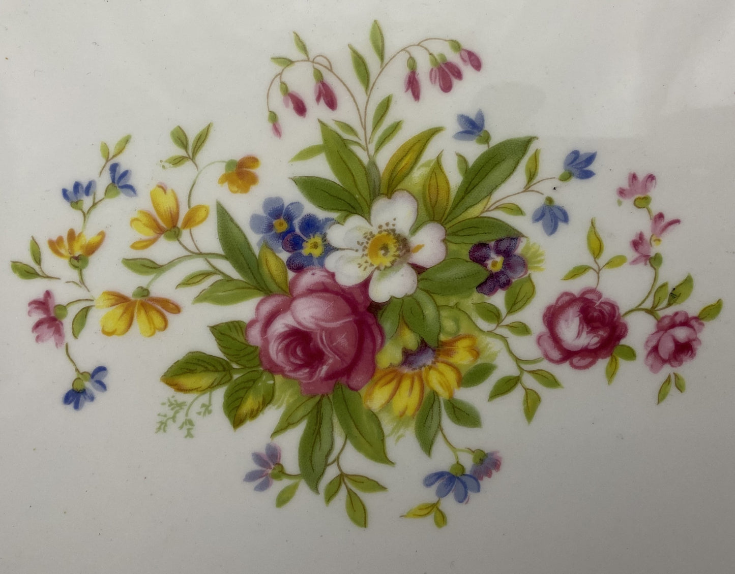 Shelley Dubarry Blue 14 " Oval Serving Platter