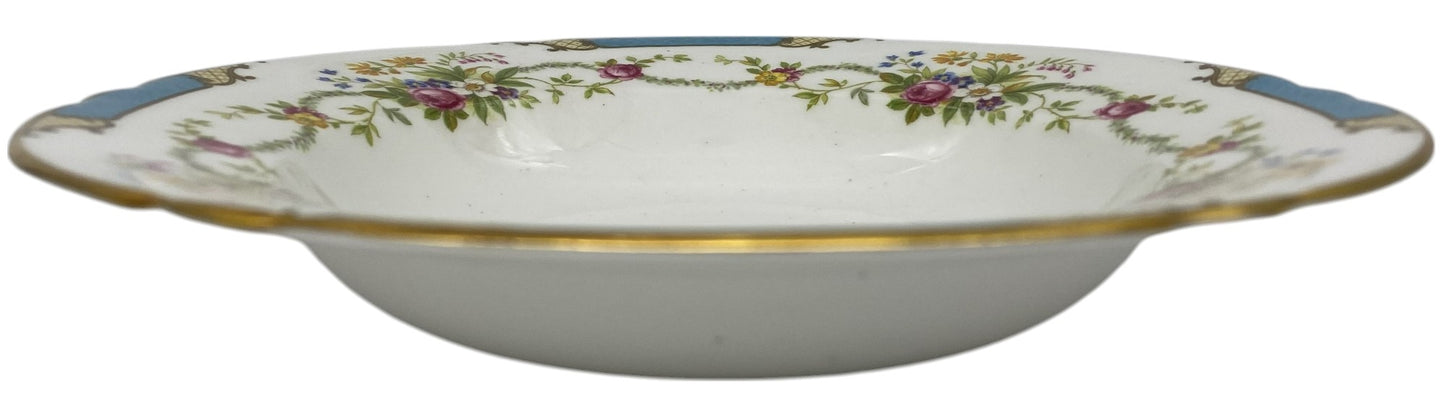 Shelley Dubarry Blue Rimmed Soup Bowl