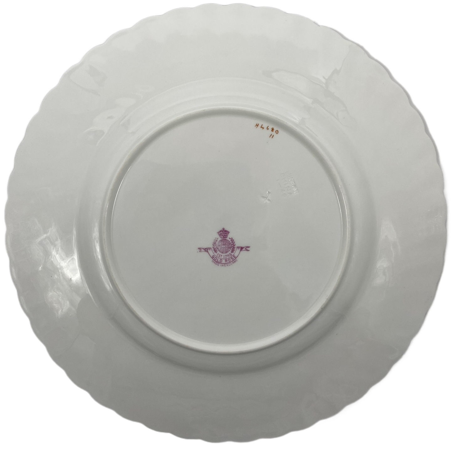 Minton H4680 Gold Rose Dinner Plate