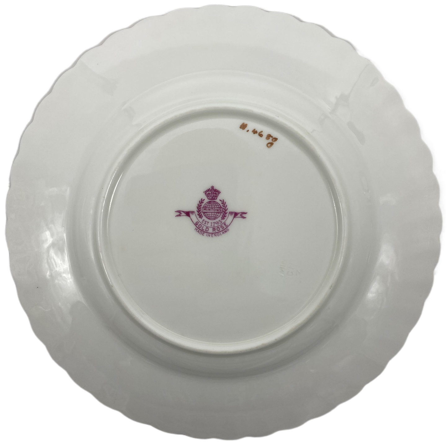 Minton H4680 Gold Rose Salad Plate