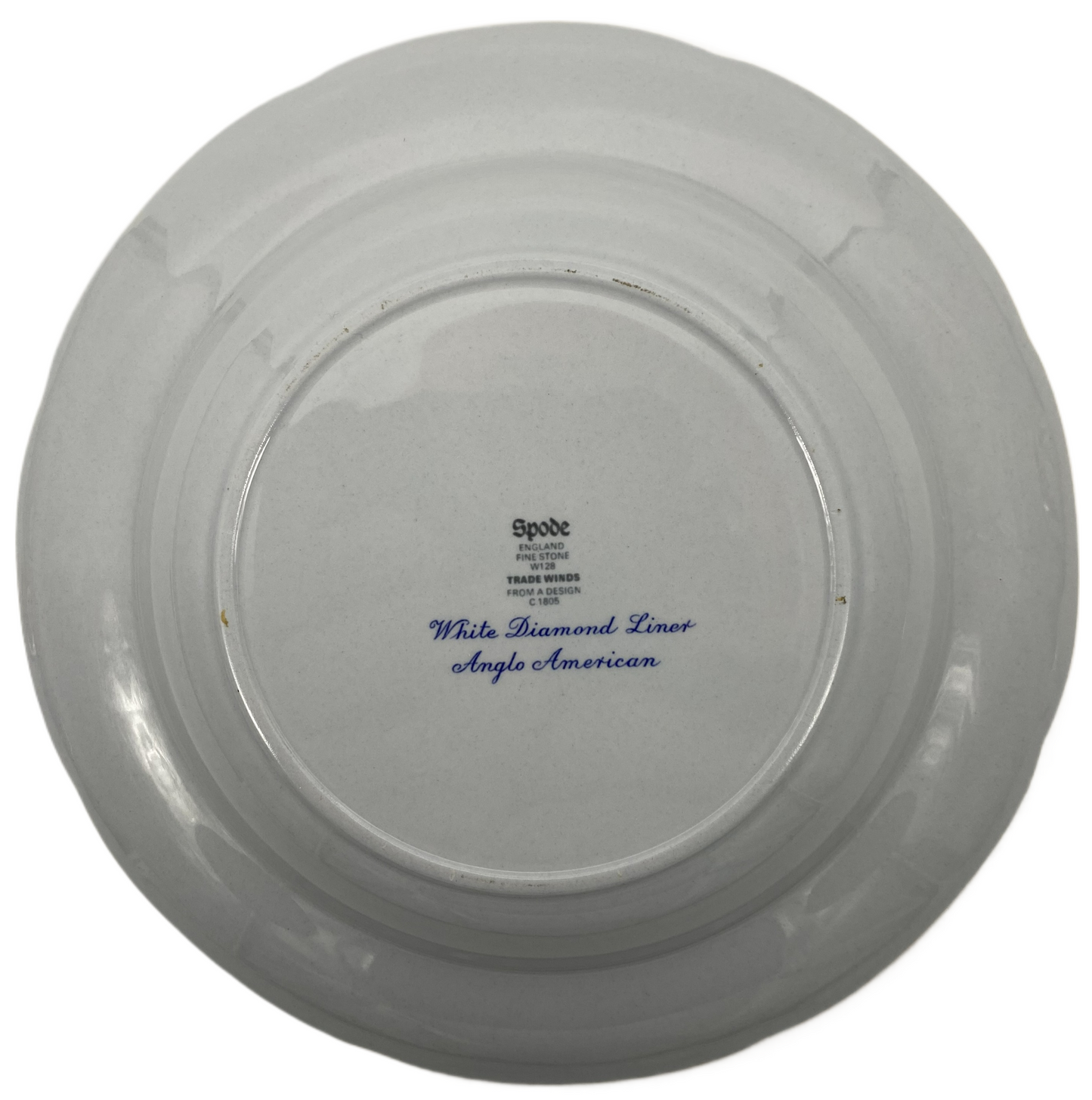 Spode Trade Winds Blue W128 Rim Soup Bowl