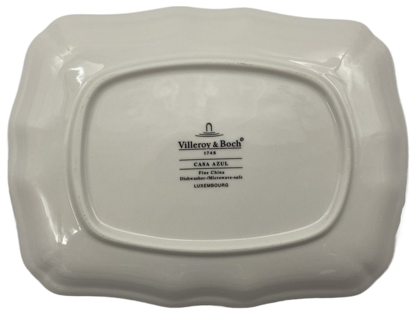 Villeroy & Boch Casa Azul Rectangular Covered Butter Dish