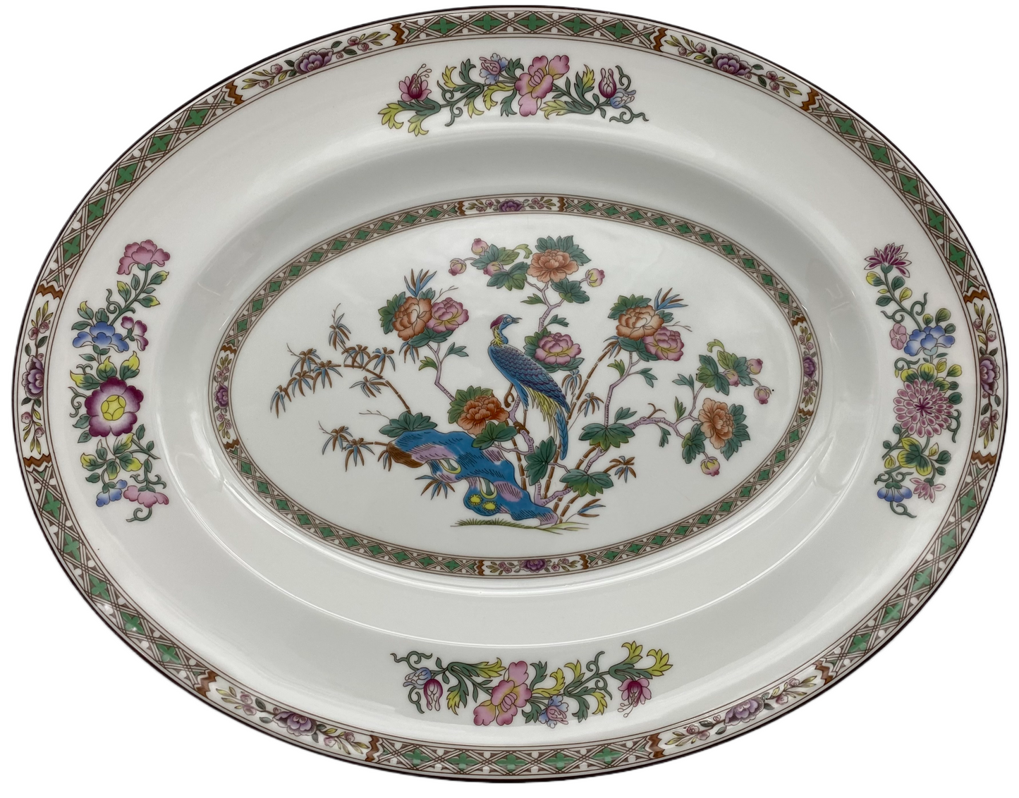 Wedgwood Kutani Crane 14 " Oval Serving Platter