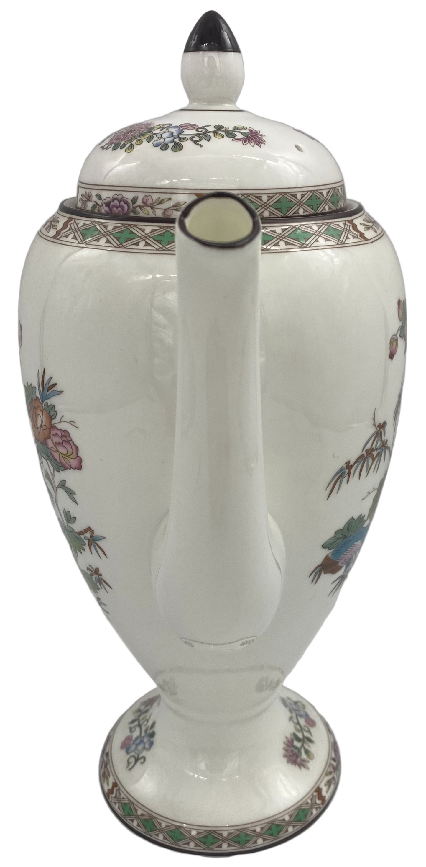 Wedgwood Kutani Crane Coffee Pot & Lid
