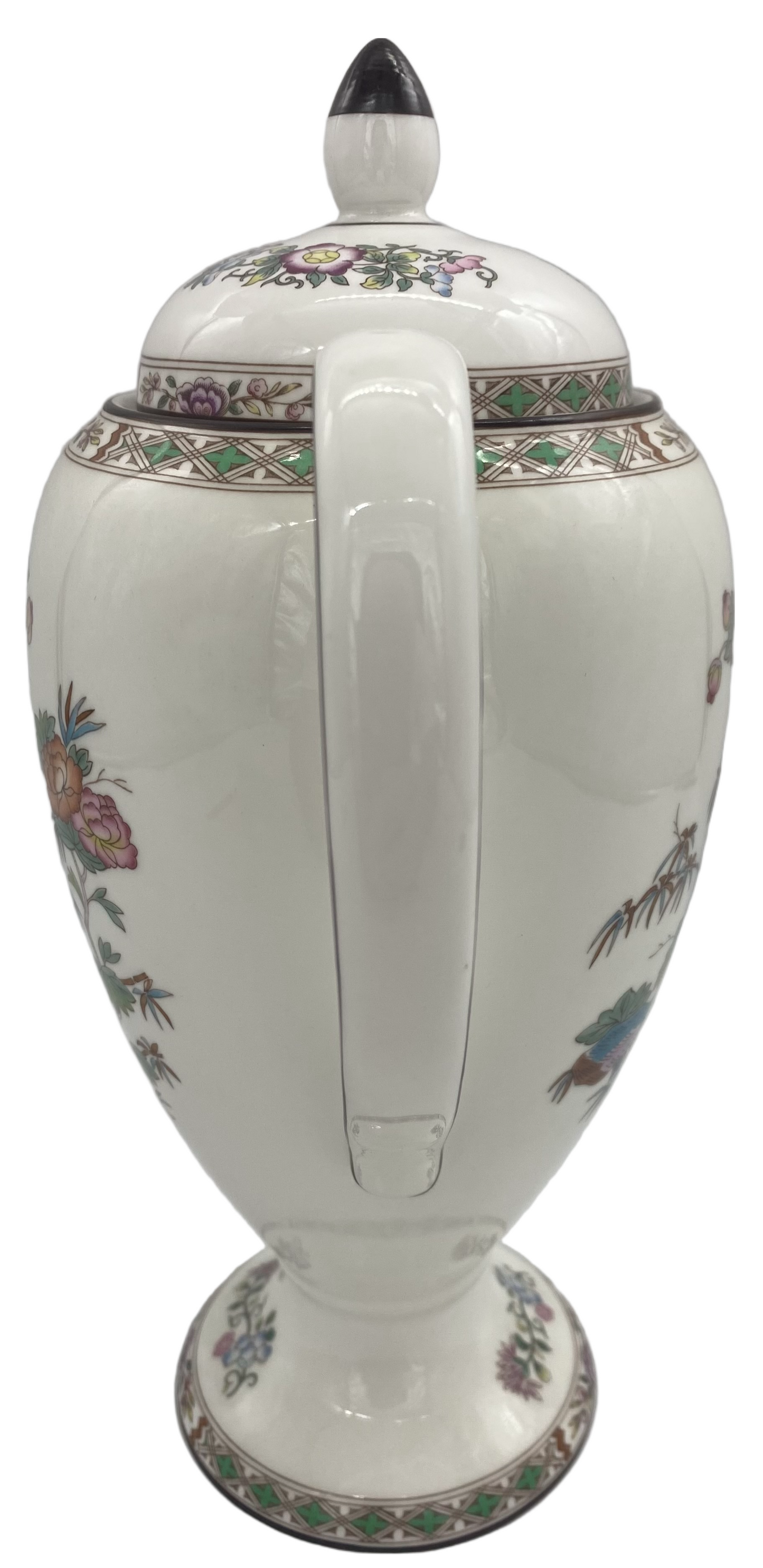 Wedgwood Kutani Crane Coffee Pot & Lid