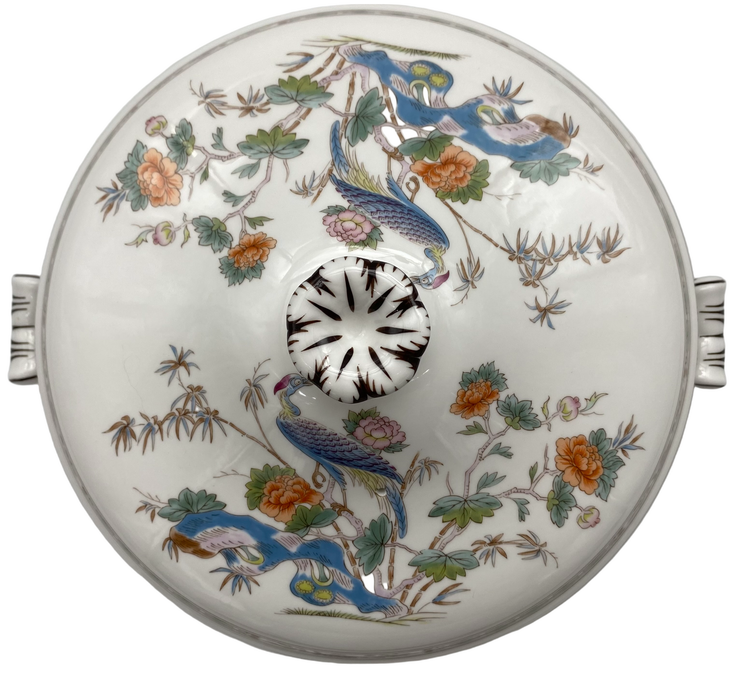 Wedgwood Kutani Crane Covered Vegetable Bowl