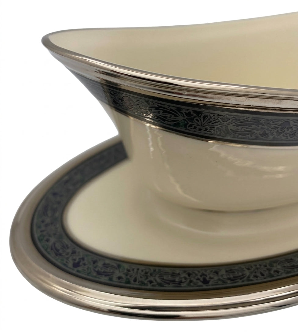 Lenox Moonlight Mood Gravy Boat & Underplate