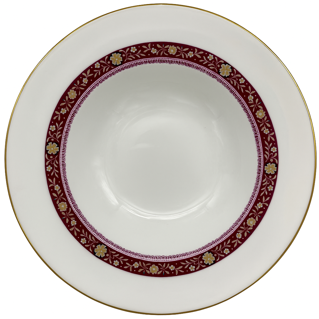 Royal Doulton Minuet H5026 Rimmed Soup Bowl