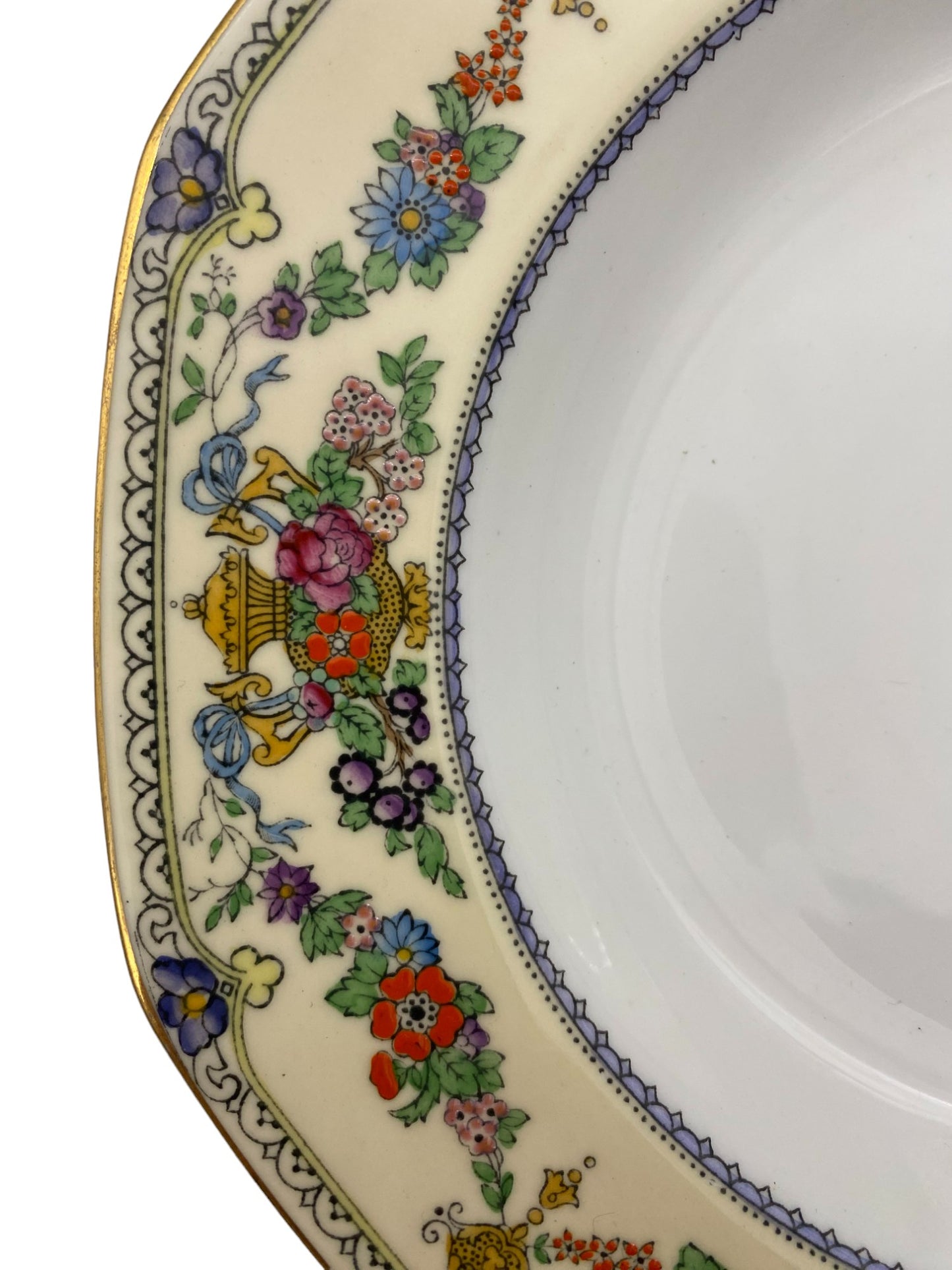 Adderley Brooklyn Rimmed Soup Bowl