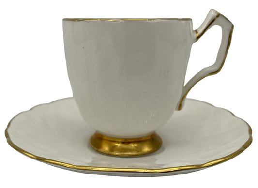 Aynsley Golden Crocus Demitasse Cup & Saucer