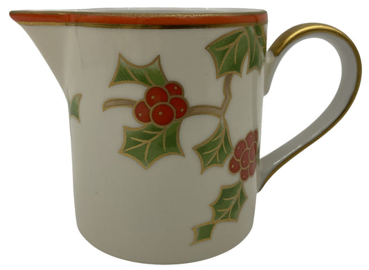 Fitz & Floyd Christmas Holly Creamer