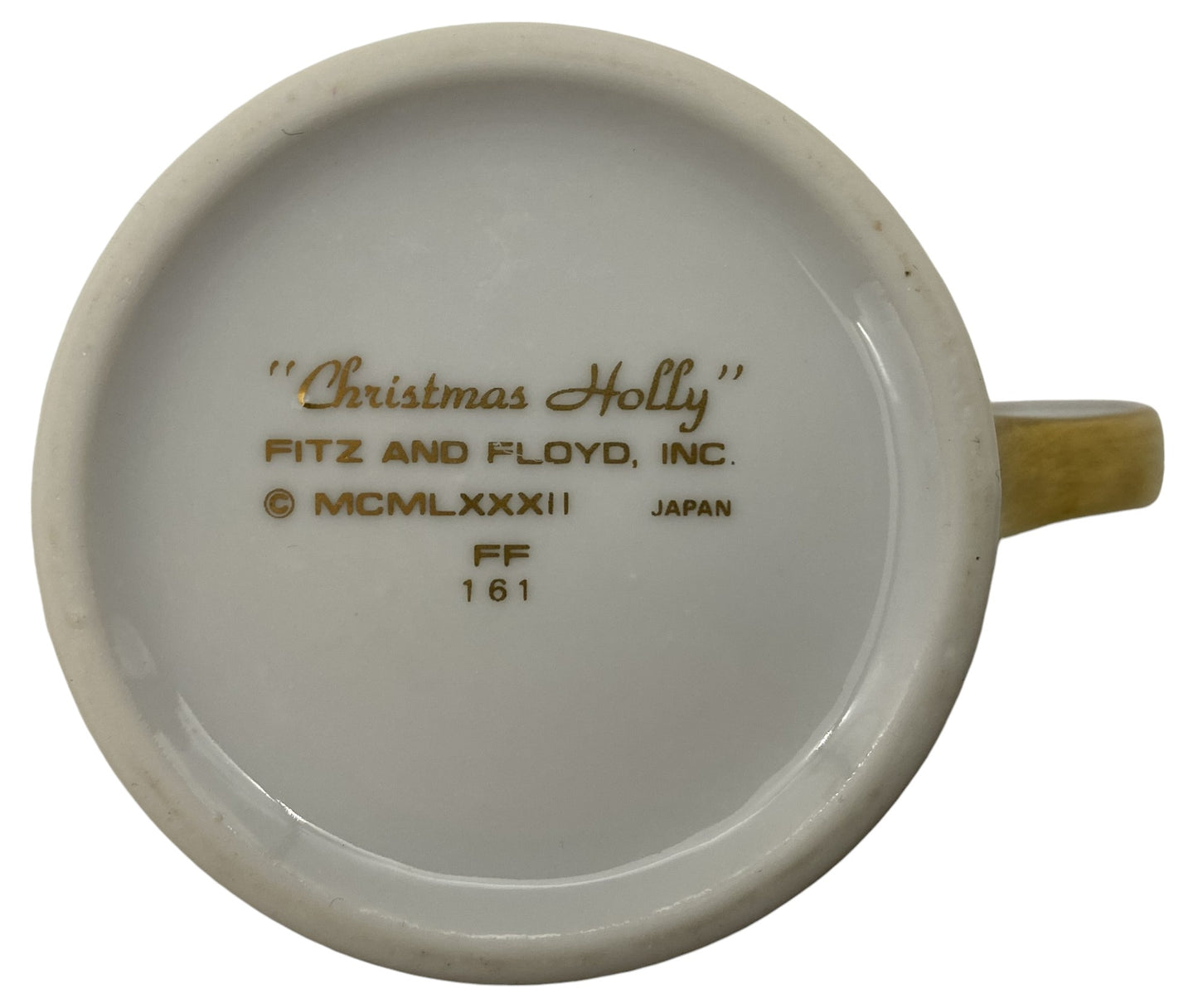 Fitz & Floyd Christmas Holly Creamer