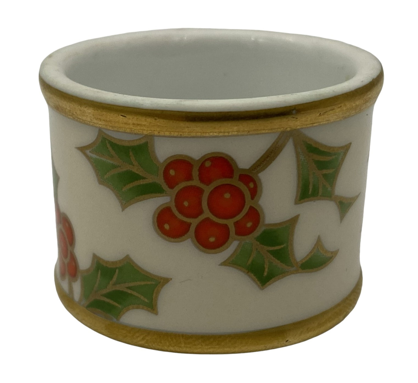 Fitz & Floyd Christmas Holly Napkin Ring