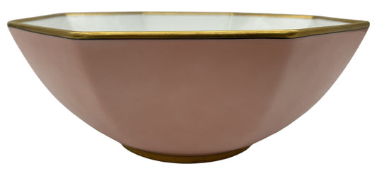 Fitz & Floyd Renaissance Peach 8 " Octagonal Vegetable Bowl