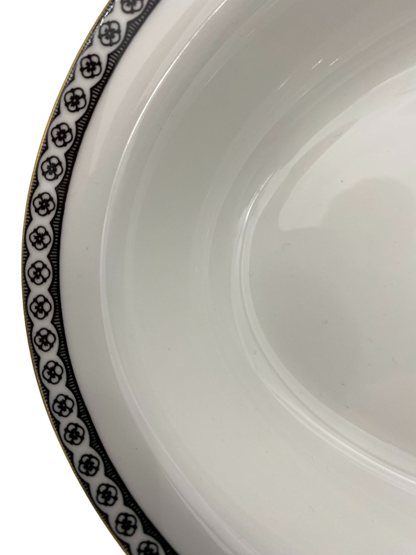 Wedgwood Ulander Black 10 " Oval Vegetable Bowl