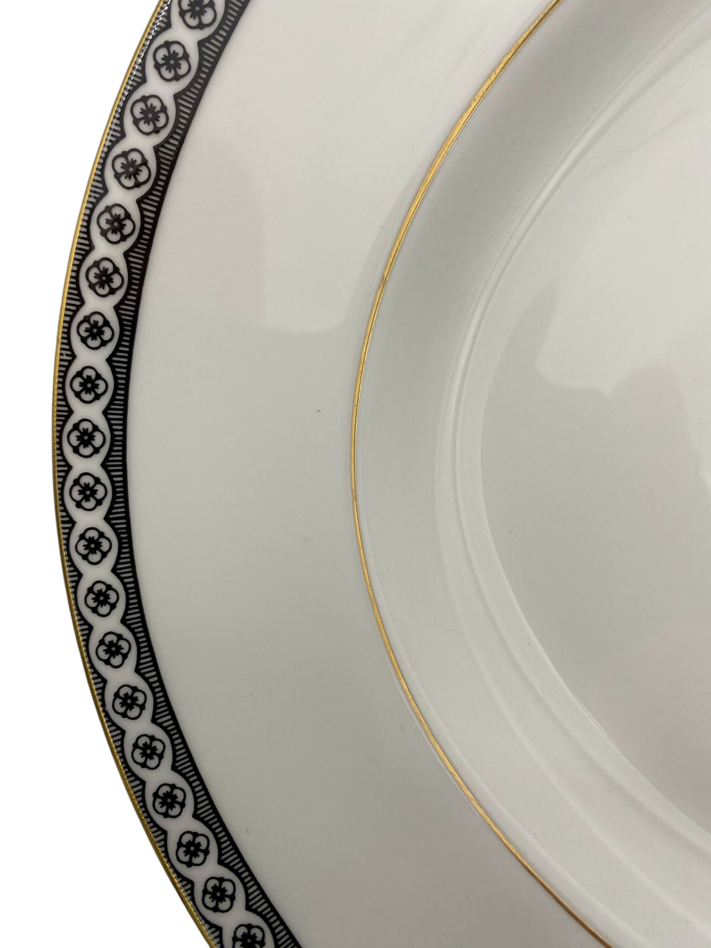 Wedgwood Ulander Black 15 " Oval Serving Platter