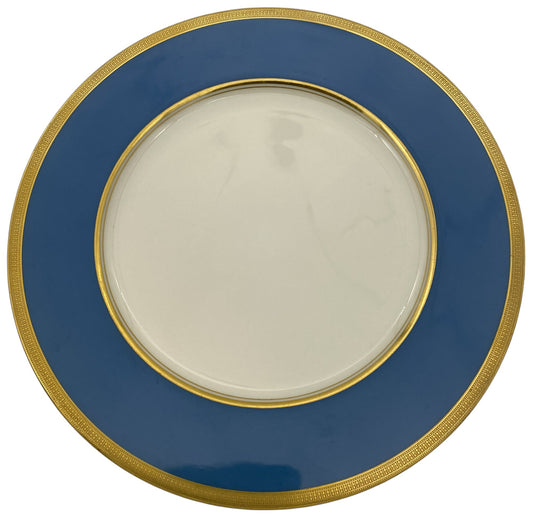 Lenox Tuxedo Turquoise Dinner Plate