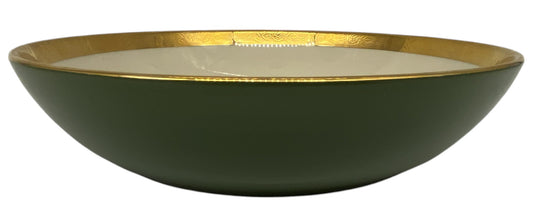 Flintridge Georgian Rose Spanish Green Round Vegetable Bowl