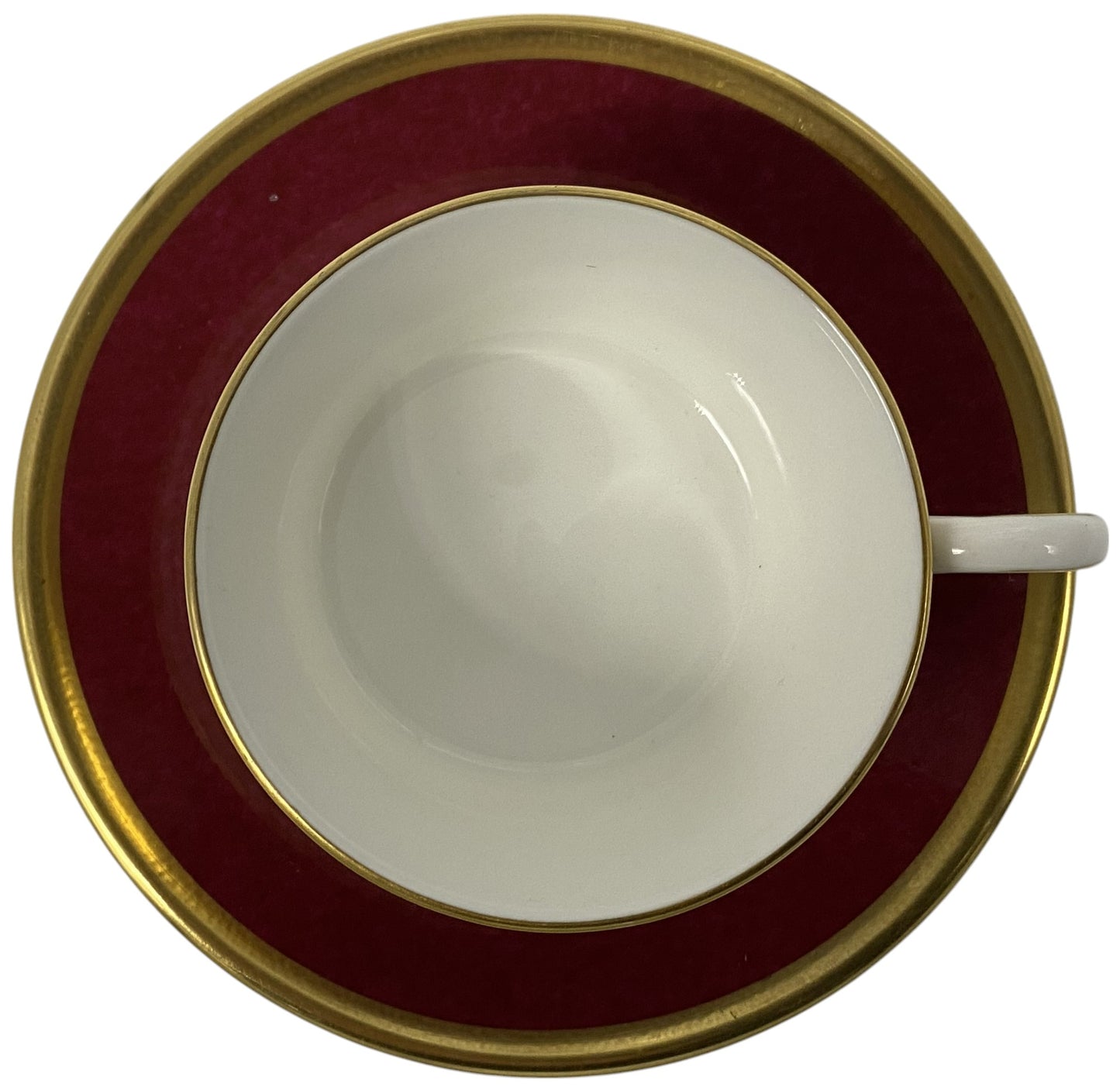 Coalport Athlone Marone Cup & Saucer