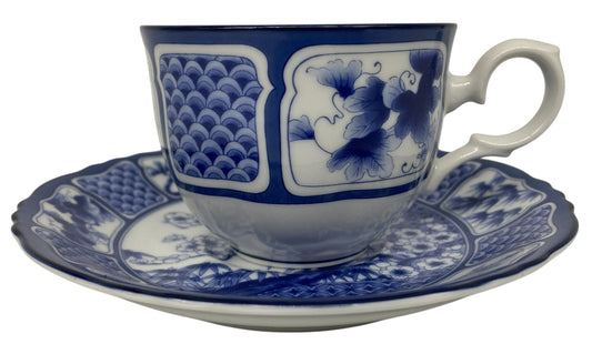 Gump's Oriental Garden Cup & Saucer