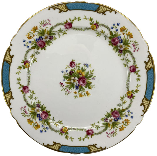 Shelley Dubarry Blue Salad Plate