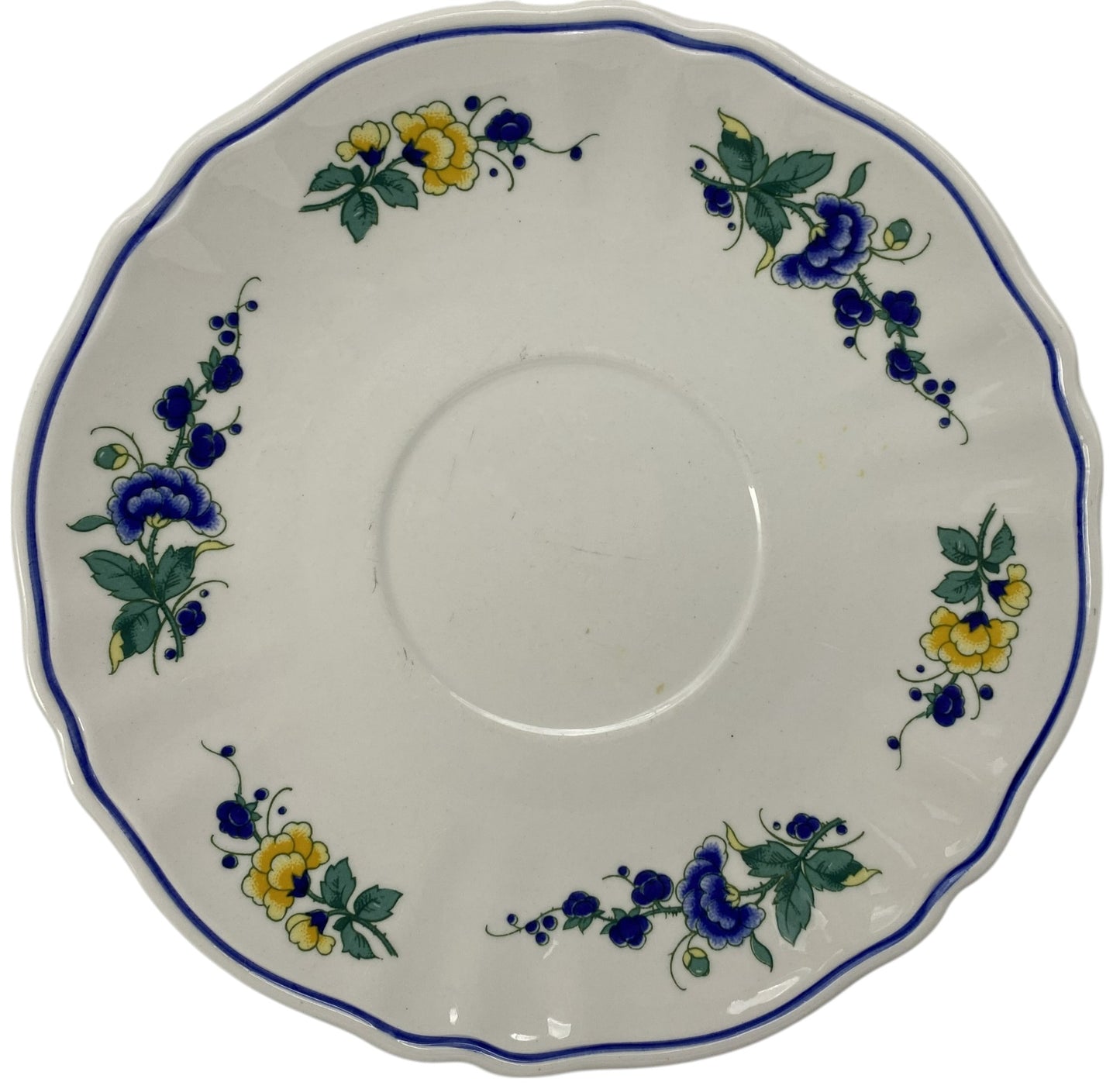 Villeroy & Boch Phoenix Blau Breakfast Cup & Saucer