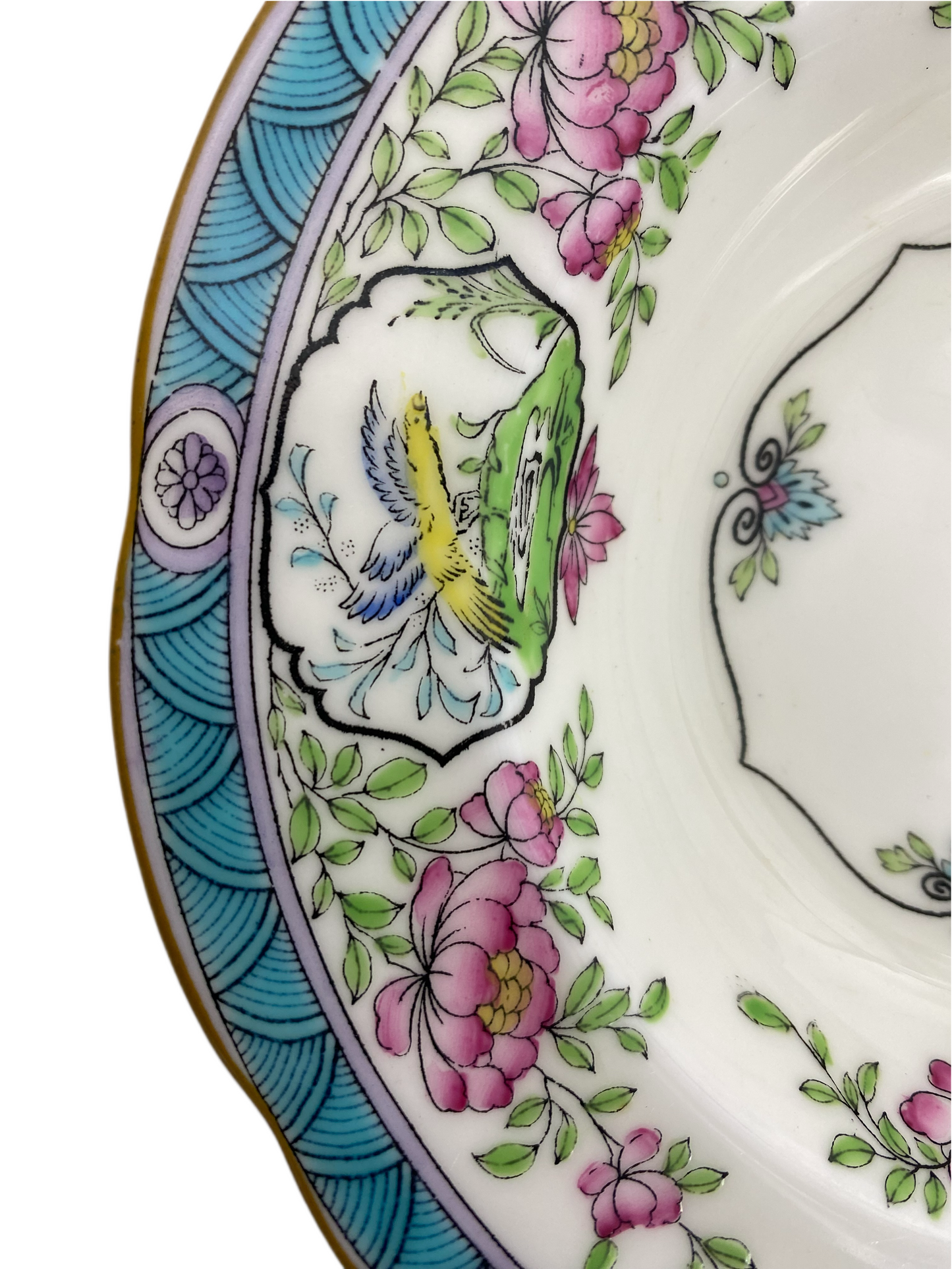 Minton Japonica B893 Rim Fruit Bowl (Scalloped)
