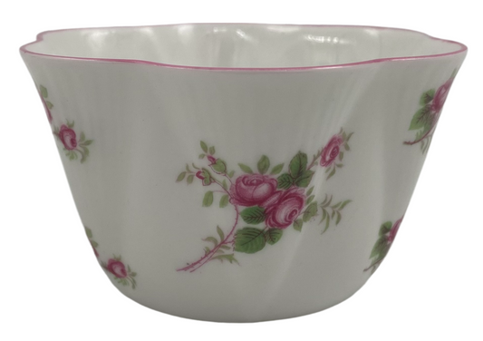 Shelley Bridal Rose Mini Open Sugar Bowl