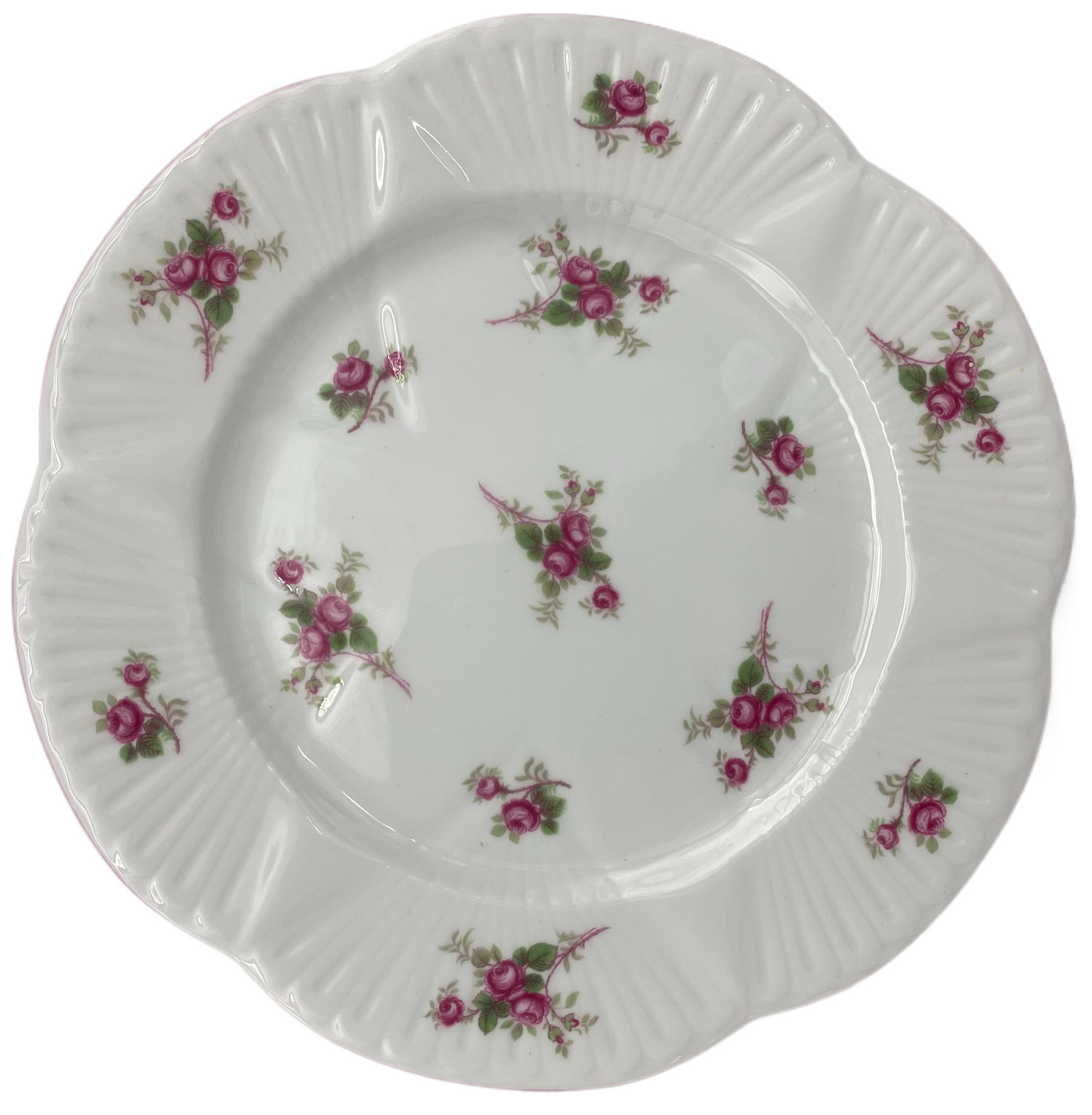 Shelley Bridal Rose Salad Plate