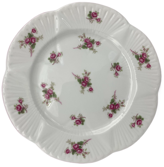 Shelley Bridal Rose Salad Plate