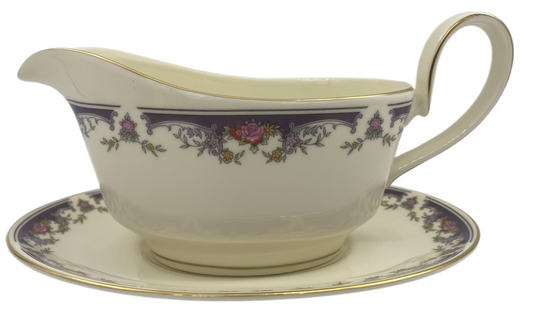 Minton Hanbridge Gravy Boat & Underplate