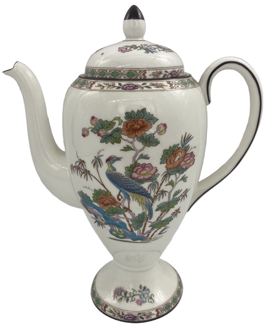 Wedgwood Kutani Crane Coffee Pot & Lid