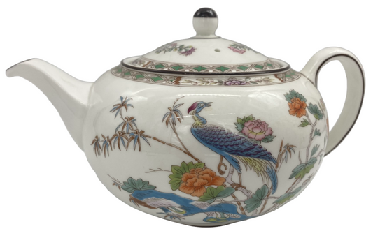 Wedgwood Kutani Crane Teapot & Lid