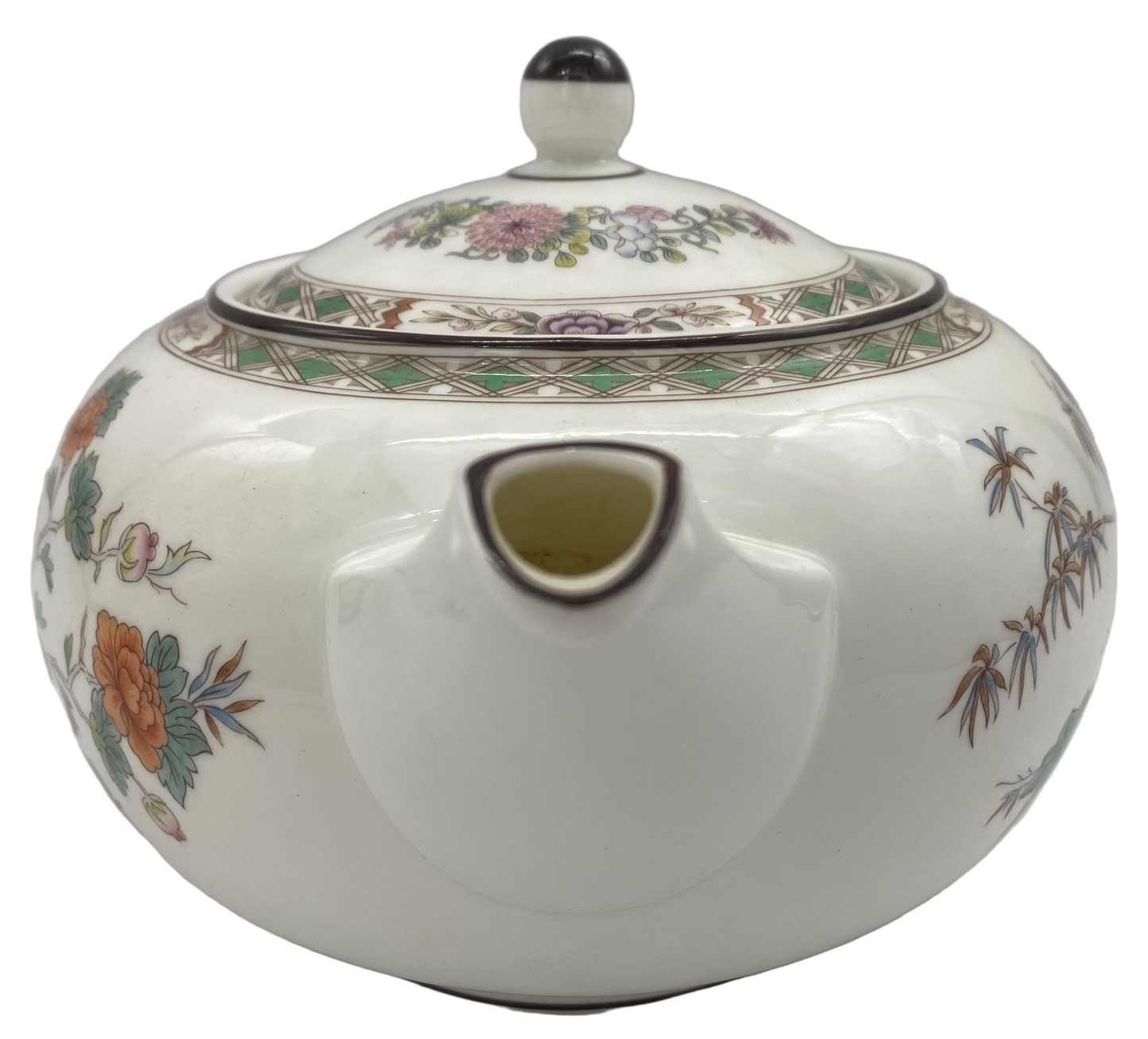Wedgwood Kutani Crane Teapot & Lid