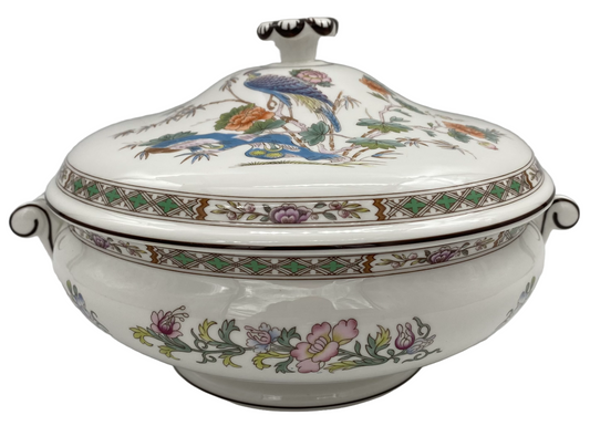 Wedgwood Kutani Crane Covered Vegetable Bowl