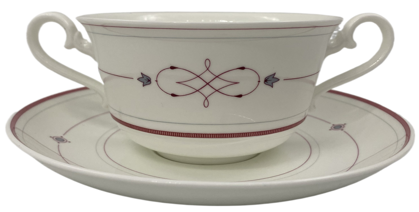 Villeroy & Boch Aragon Cream Soup Bowl & Saucer