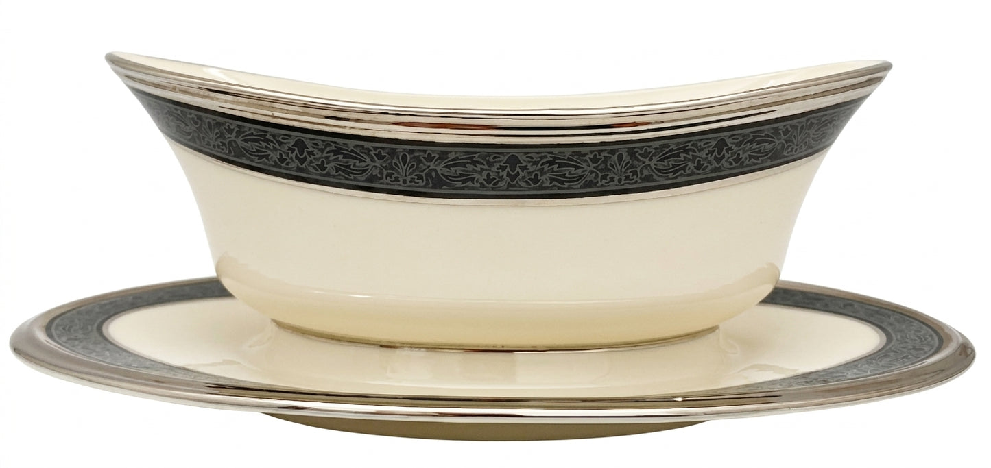 Lenox Moonlight Mood Gravy Boat & Underplate